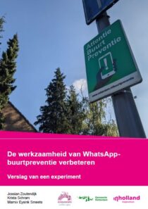 De werkzaamheid van WhatsApp-buurtpreventie verbeteren